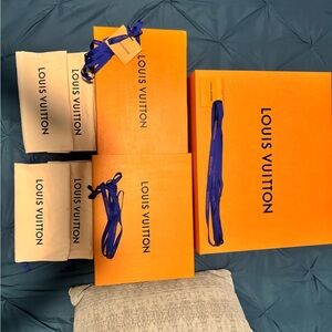Louis Vuitton Boxes Orange and Blue